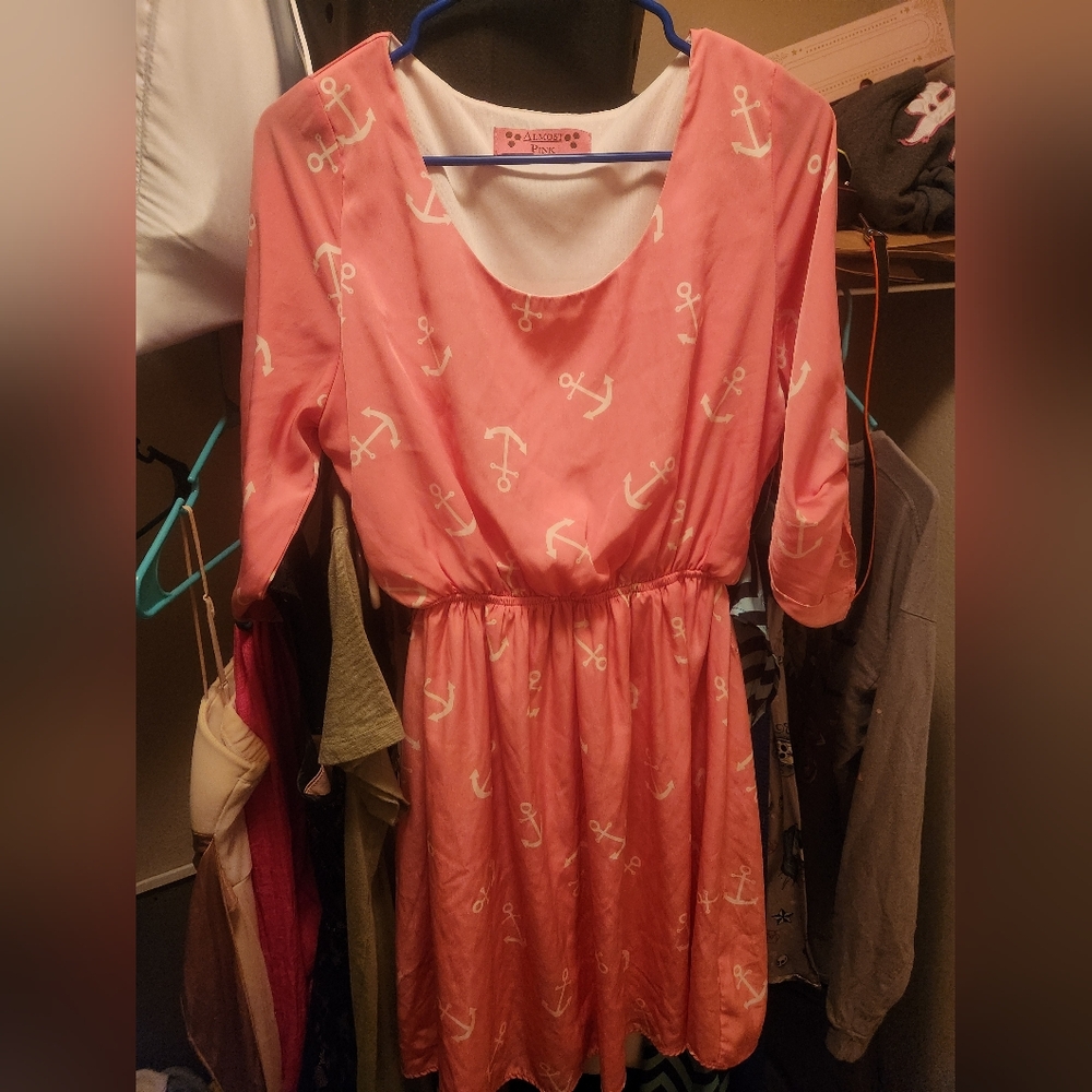 Almost pink dress